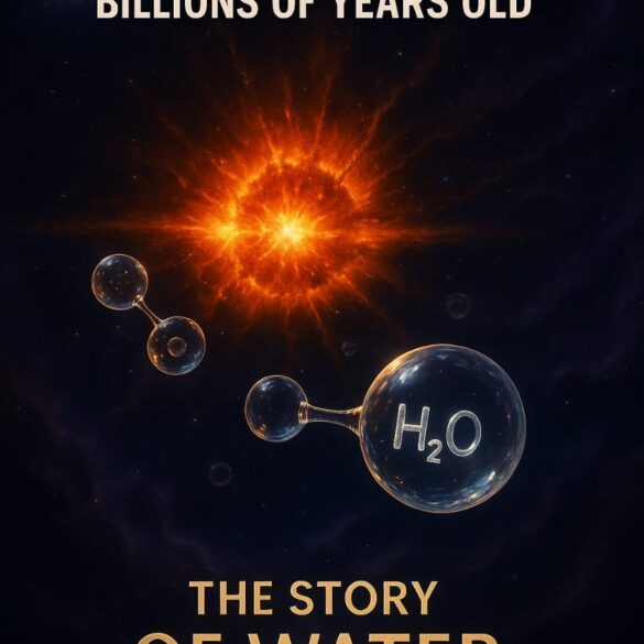 Every drop of water might be older than our Sun and Galaxy!