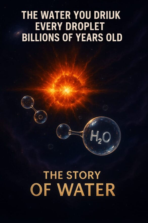 Every drop of water might be older than our Sun and Galaxy!