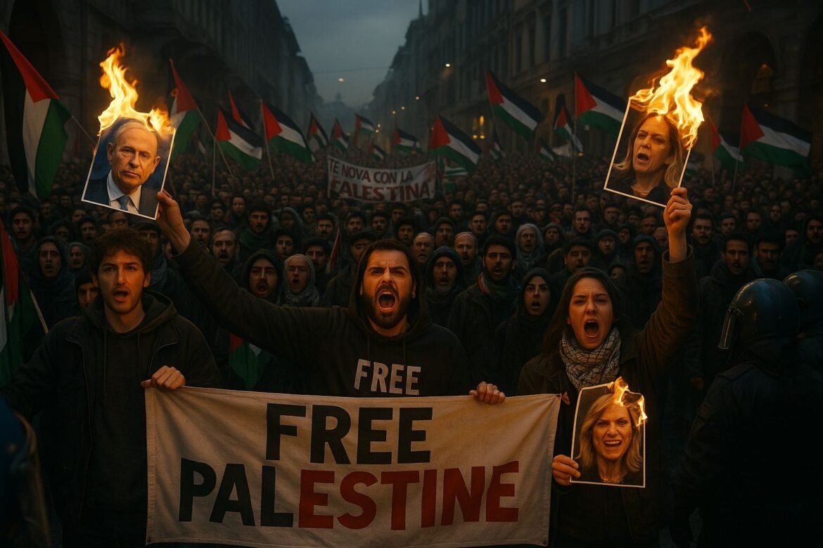 Nationwide Protests in Italy Against Israeli Aggression