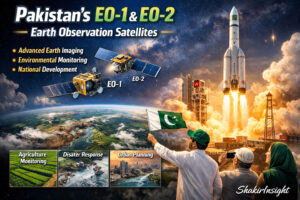 SEO Caption: Pakistan’s EO-1 and EO-2 Earth-Observation Satellites mark a major step forward in space technology, as scientists from SUPARCO advance indigenous capabilities in remote sensing, environmental monitoring, and national development through cutting-edge satellite innovation.