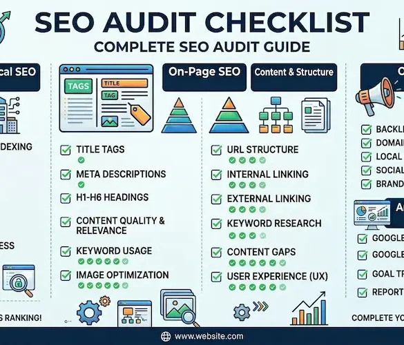 SEO Audit Checklist: Complete Guide to Improve Website Rankings